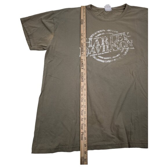 Harley Davidson Heart of Dixie Pelham Alabama Shirt Distressed - Picture 11 of 11